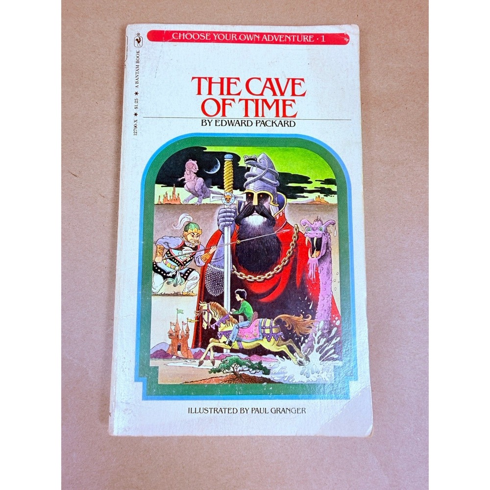 The Cave of Time Edward Packard Choose Your Own Adventure #1 Bantam Vintage